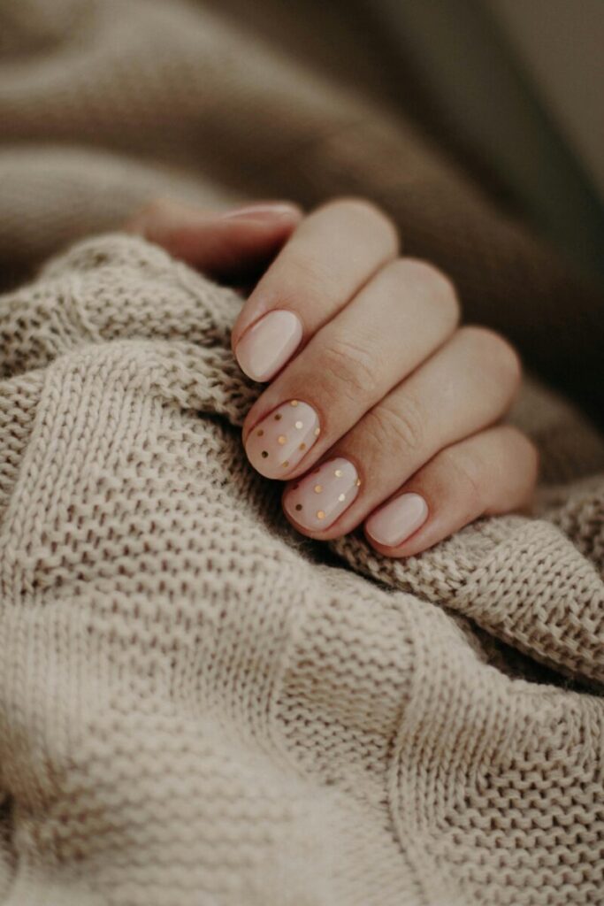Polka dot nail art a summer manicure idea